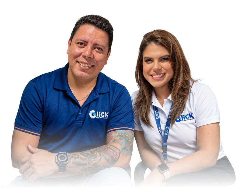 Douglas Martínez y Gema Duarte, fundadores de Click Publicidad