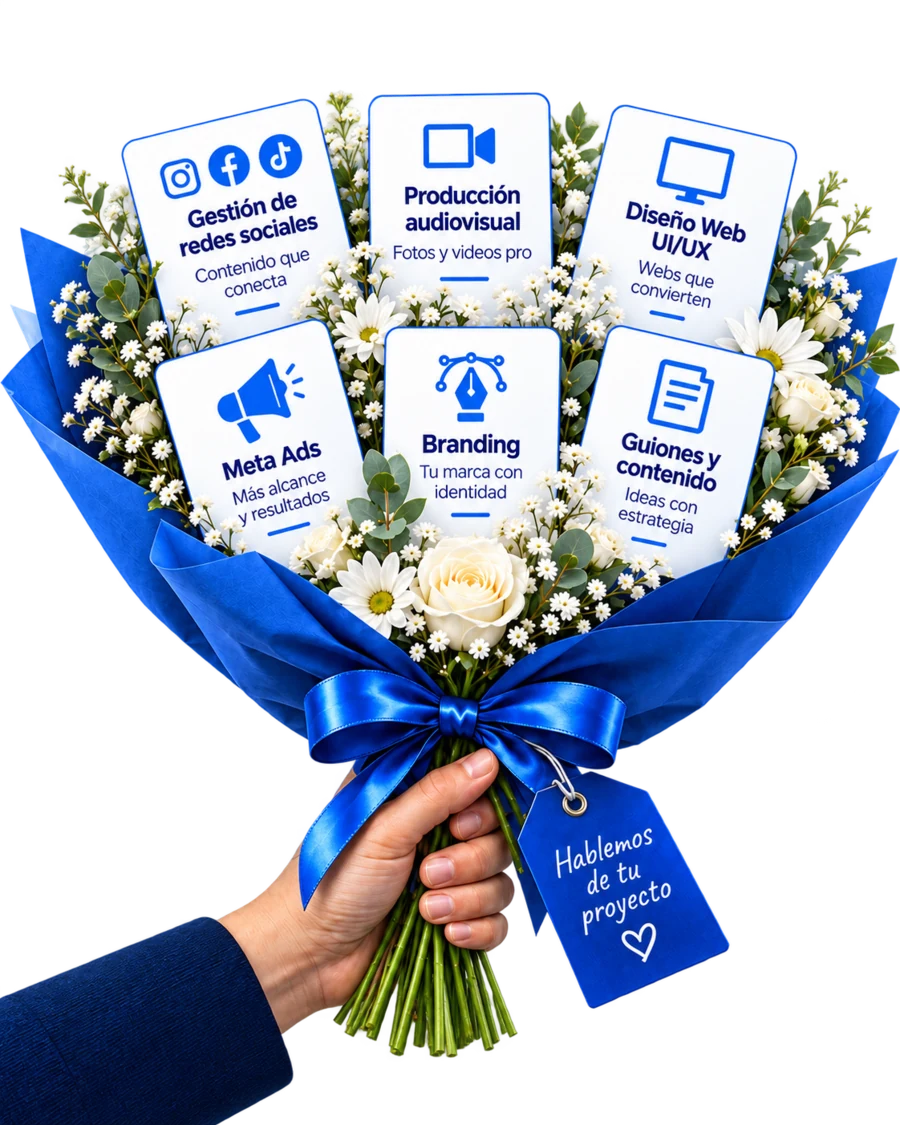 Ramo creativo con servicios de Click